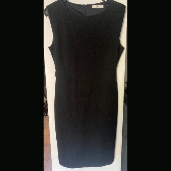 Warm Black Pencil Skirt Black Dress - Picture 1 of 2